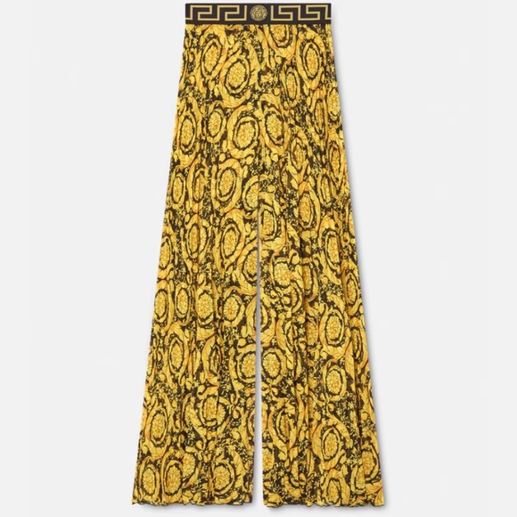 Versace BAROCCO PLEATED PAREO TROUSERS - Picture 2 of 3